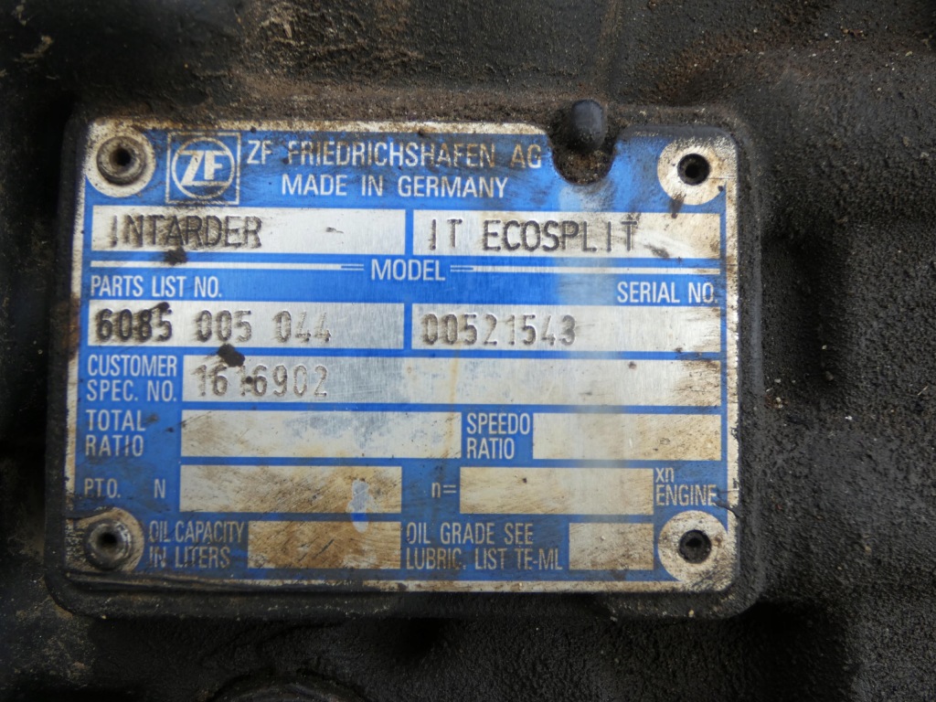 фото №7, Zf механическая коробка передач передач na запчасти с retarderem man renault