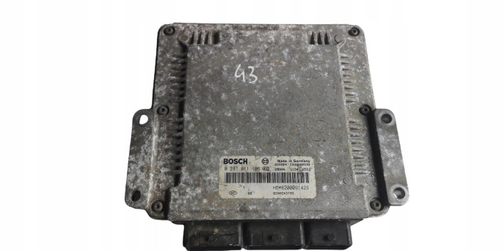 фото №1, Бортовой компьютер ecu renault opel 0281011106 оригинал