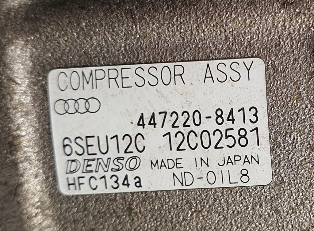 фото №5, Компресор кондиціонера audi a4 b6 fsi 447220-8413