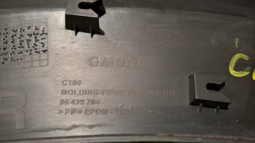 фото №5, Молдинг крила перед права chevrolet captiva lift 2010- rok