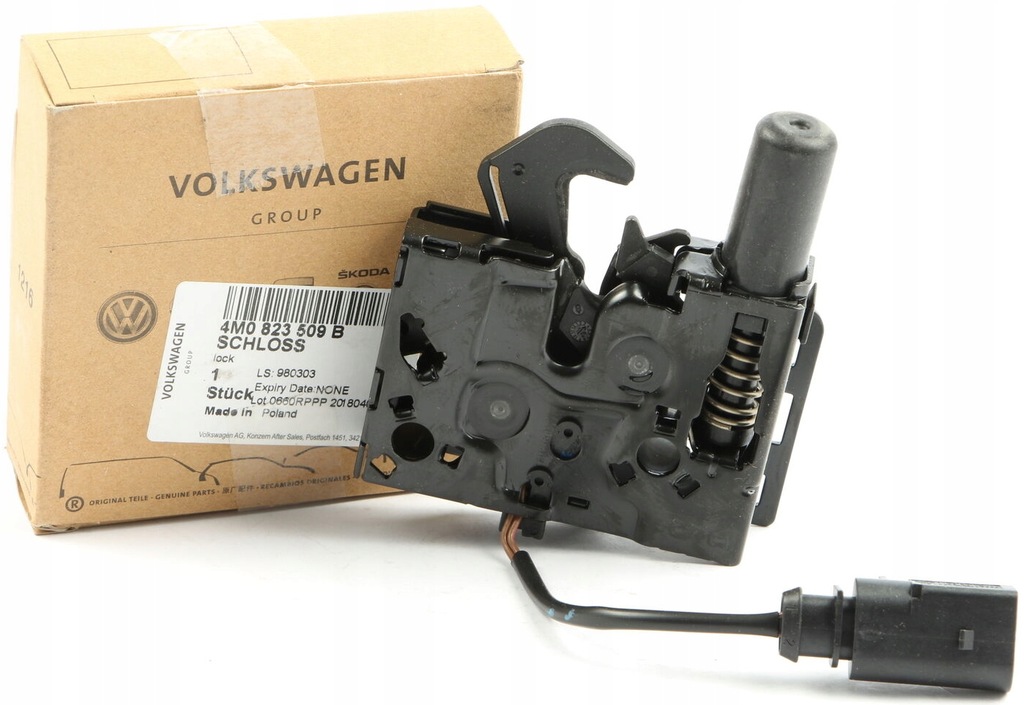 фото №1, Замок капот перед audi q7 4m оригинал