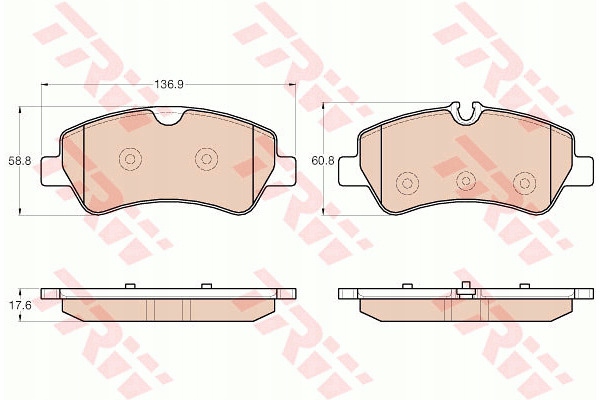 фото №1, Гальмівні колодки ham. ford t. transit 2,2 tdci 12-