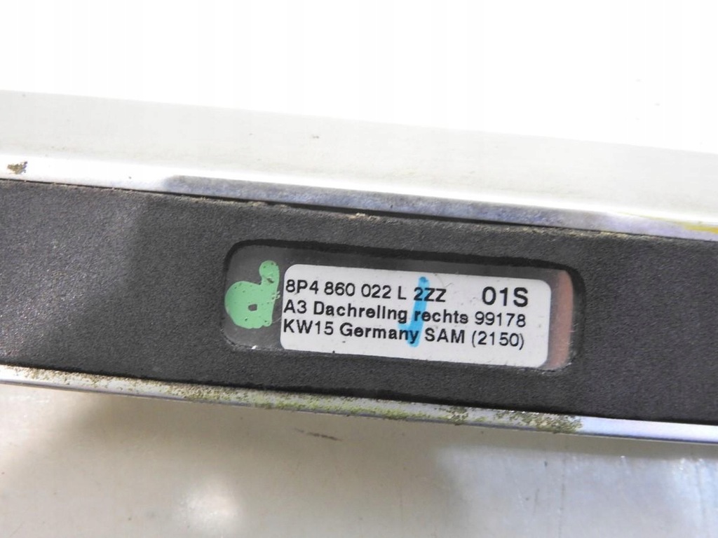 фото №6, Рейлінг даховий правий audi a3 8p sportback 8p4860022l