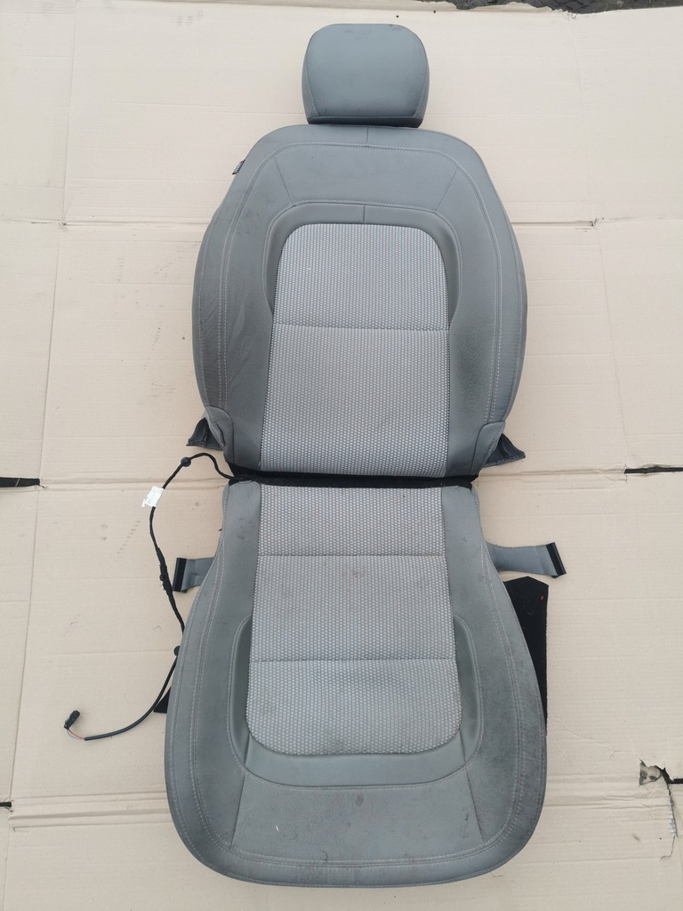 фото №1, Kia ceed ii сиденье пассажира правый обивка szary