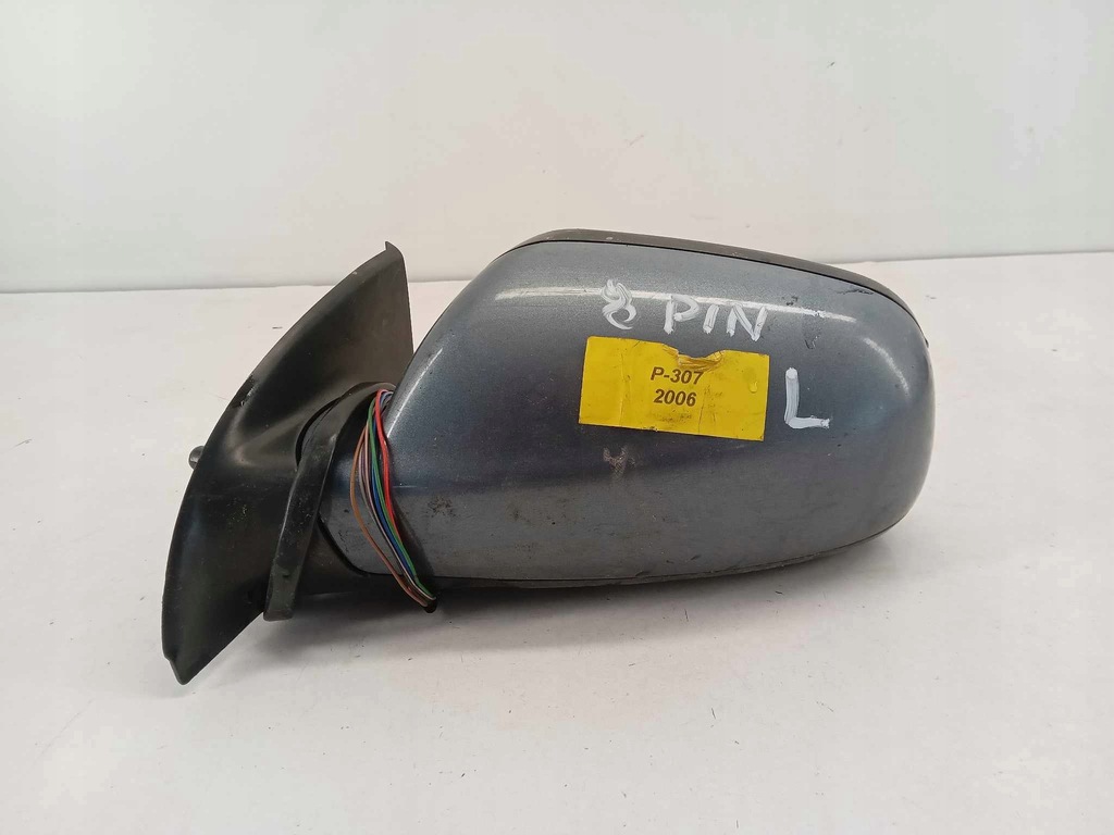 фото №1, Дзеркало ліва двері peugeot 307 01-07 8 pin