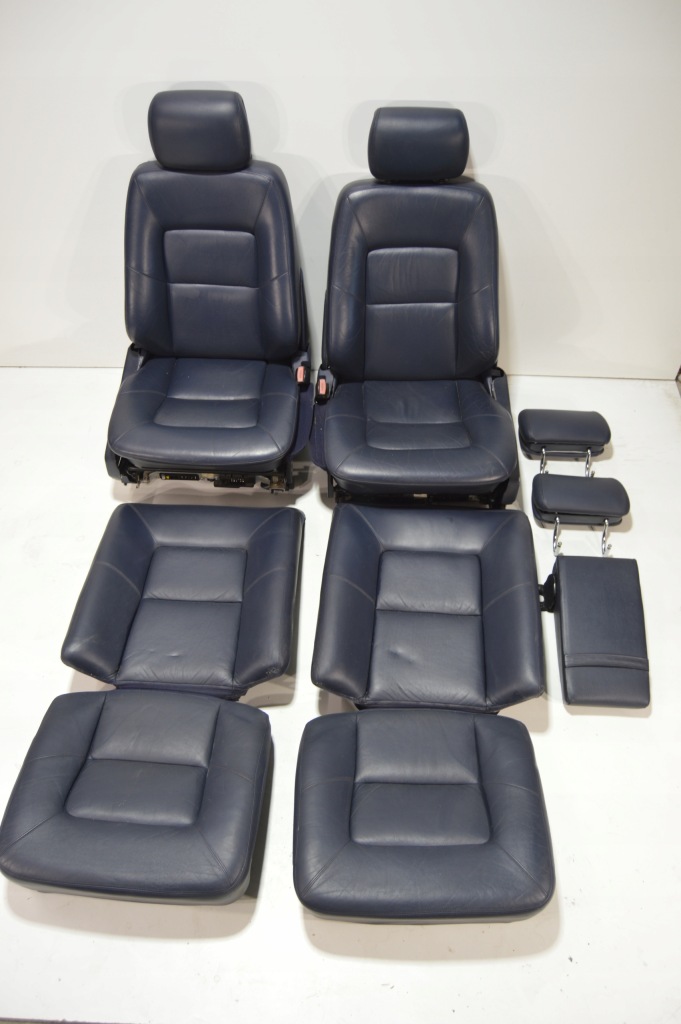 Купить Сиденья комплект  mercedes w140 купе c140 cl niebieskie