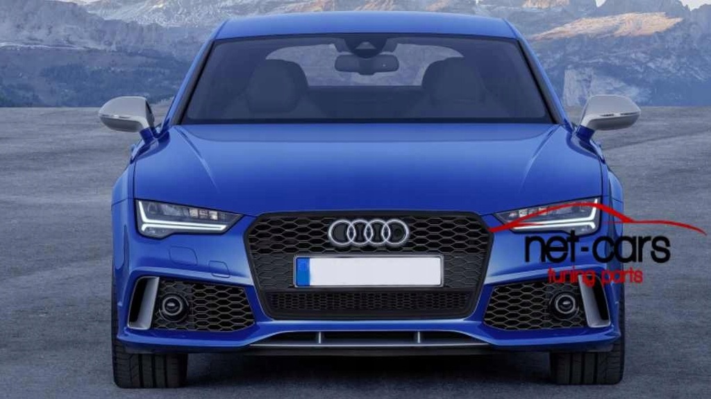 фото №14, Бампер диффузор audi a7 4g 14- rs решётка радиатора sline s7 c