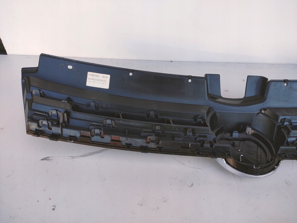 фото №6, Vw golf 7 vii решітка радіатора решітка радіатора 5g0853651