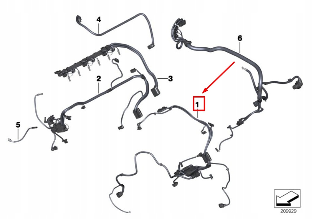 фото №7, Bmw 1 cabrio e88 двигун проводка harness 7635393 12517635393