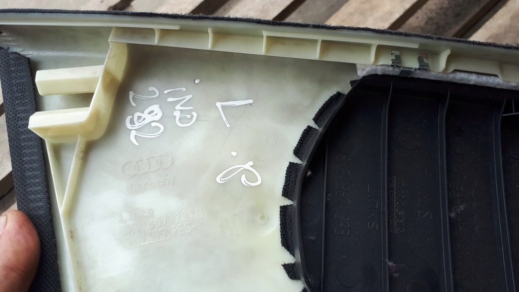 фото №8, A4 b8 s4 защита поперечина стойка b s line левый перед 8k0867281b