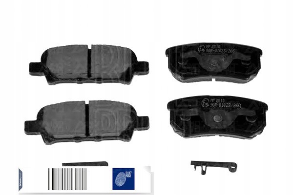 фото №15, Тормозные диски тормозные колодки задняя blue print mitsubishi lancer vii