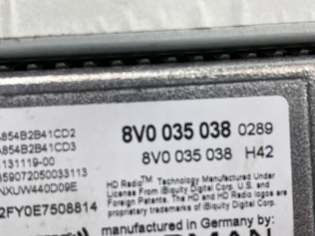 фото №7, 2016 audi a3 s3 8v модуль / блок управления gps 8v0035038