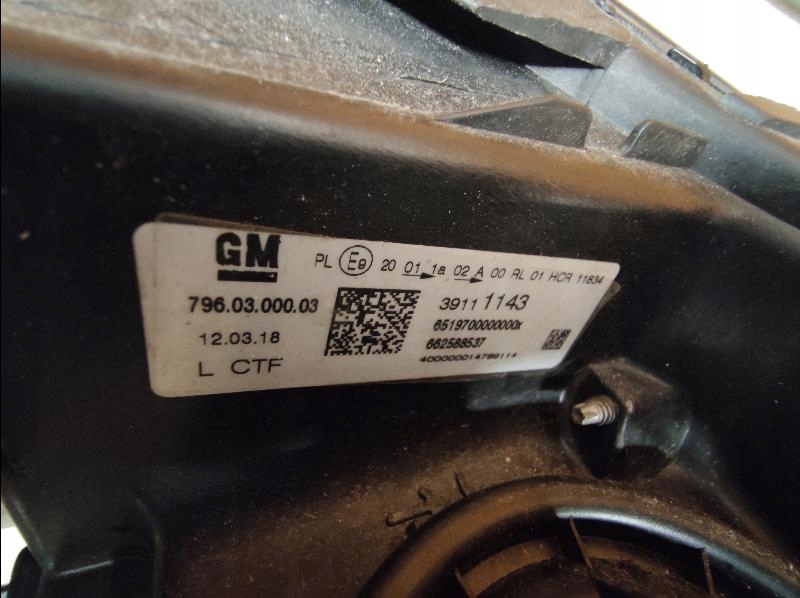 фото №13, Лампа передня перед opel astra v k лінза led