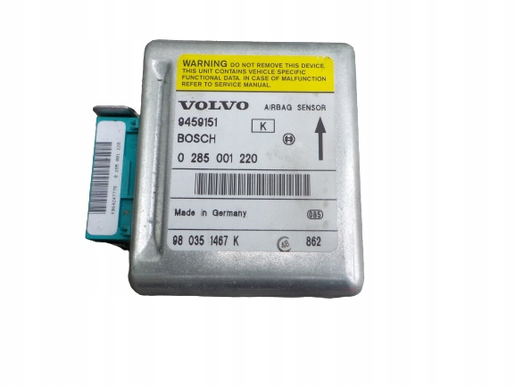 фото №1, Volvo v70 s70 модуль датчик подушка безопасности 0285001220