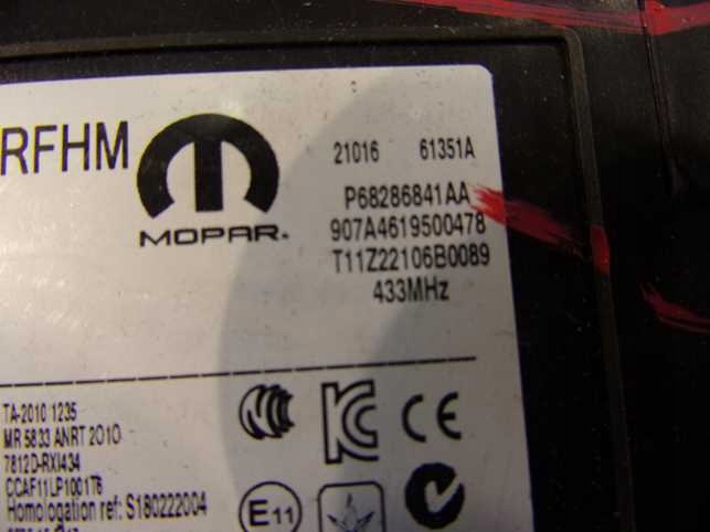 фото №7, Jeep compass ii 2.0 mtj 17- бортовий комп'ютер замок запалювання bsi 68247019aa