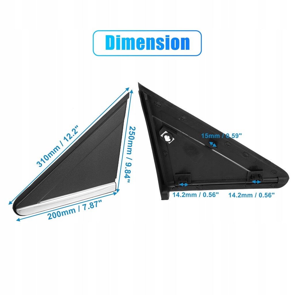 фото №9, Левая защита крыла треугольник заглушка chrysler town & country 1an68rxfab pl