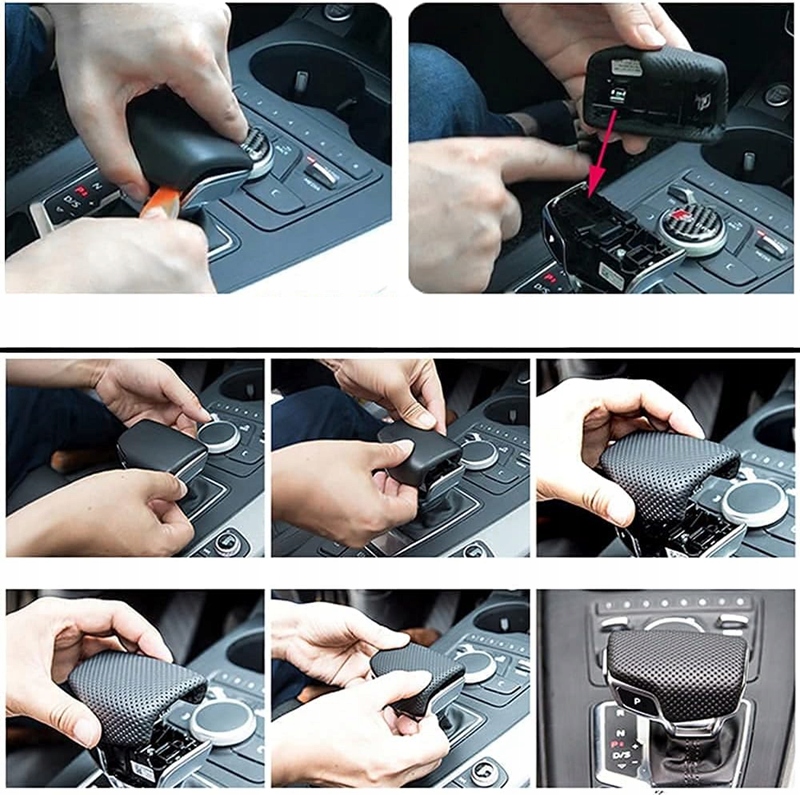 фото №14, Накладка na ручка перемикання передач audi q5 sq5 2017-2022 q7 sq7 4m 2015-2019