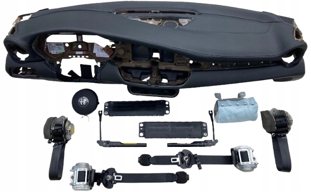 фото №1, Комплект подушки безопасности приборная панель pas ремни alfa romeo giulia