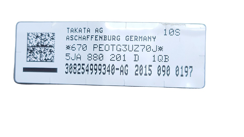 фото №11, Air bag подушка воздушная air bag skoda rapid 5ja 5ja880201d nowa !!!