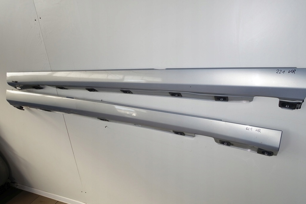 фото №8, Mercedes w221 накладки порогові пороги молдинг права ліва s-klasa накладка