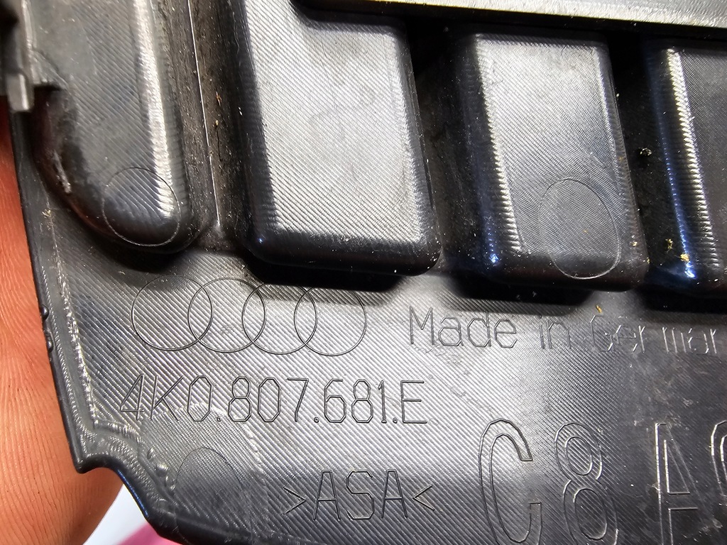 фото №9, Решётка бампера левая перед audi a6 c8 allroad 4k0 2018 - orginał