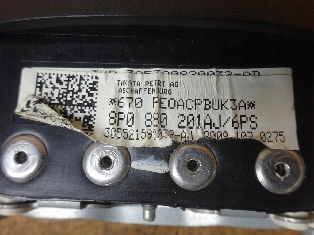 фото №12, Audi a3 8p 04-08 подушка безпеки подушка повітряна водія 8p0880201aj