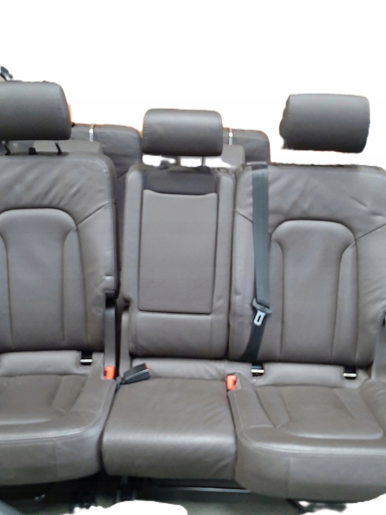фото №1, Audi q7 2005- заднее сиденье drugi trzeci ряд кожа коричневая