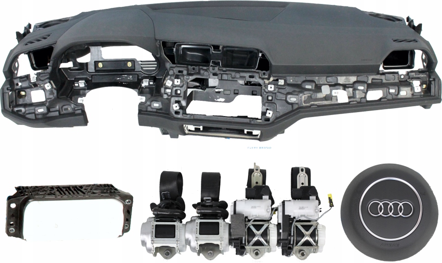 фото №1, Панель приладів консоль подушка безпеки ремені audi q3 83a