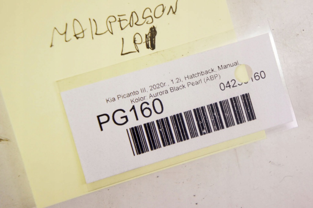 фото №6, Pg160 kia picanto iii 1.2i амортизатор лівий перед