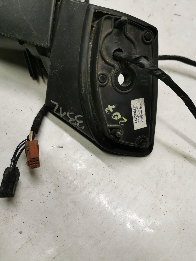 фото №7, Зеркало правое 9 pin 96806501xt peugeot 207