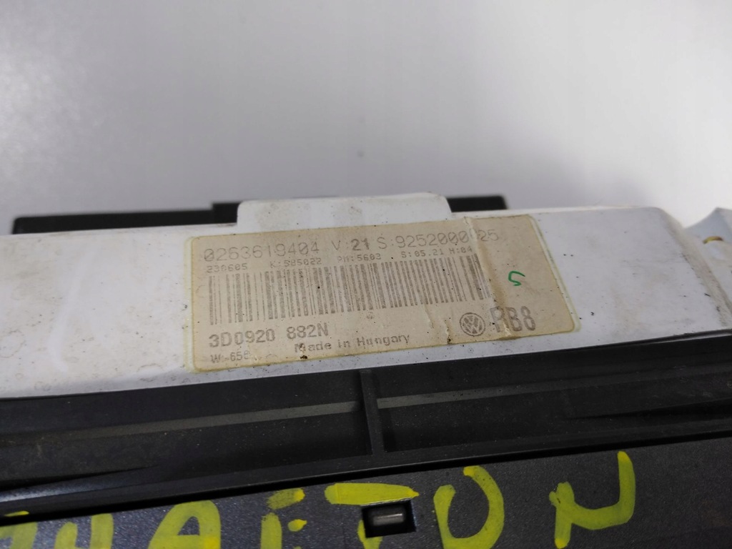 фото №7, Лічильник приладова панель vw phaeton 3.0tdi 260км/год 3d0920882n