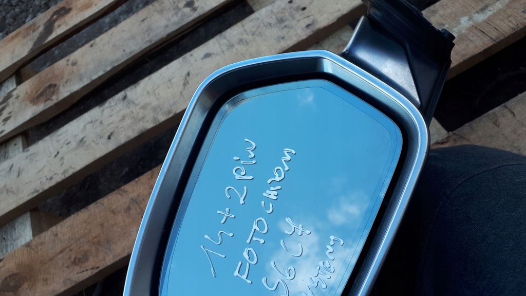 фото №6, S6 c7 4g зеркало левая левый перед ассистент хром