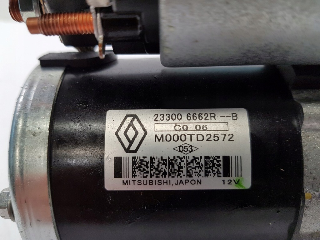 Стартер renault dacia 233006662r m000td2572 12v Зі Шроту