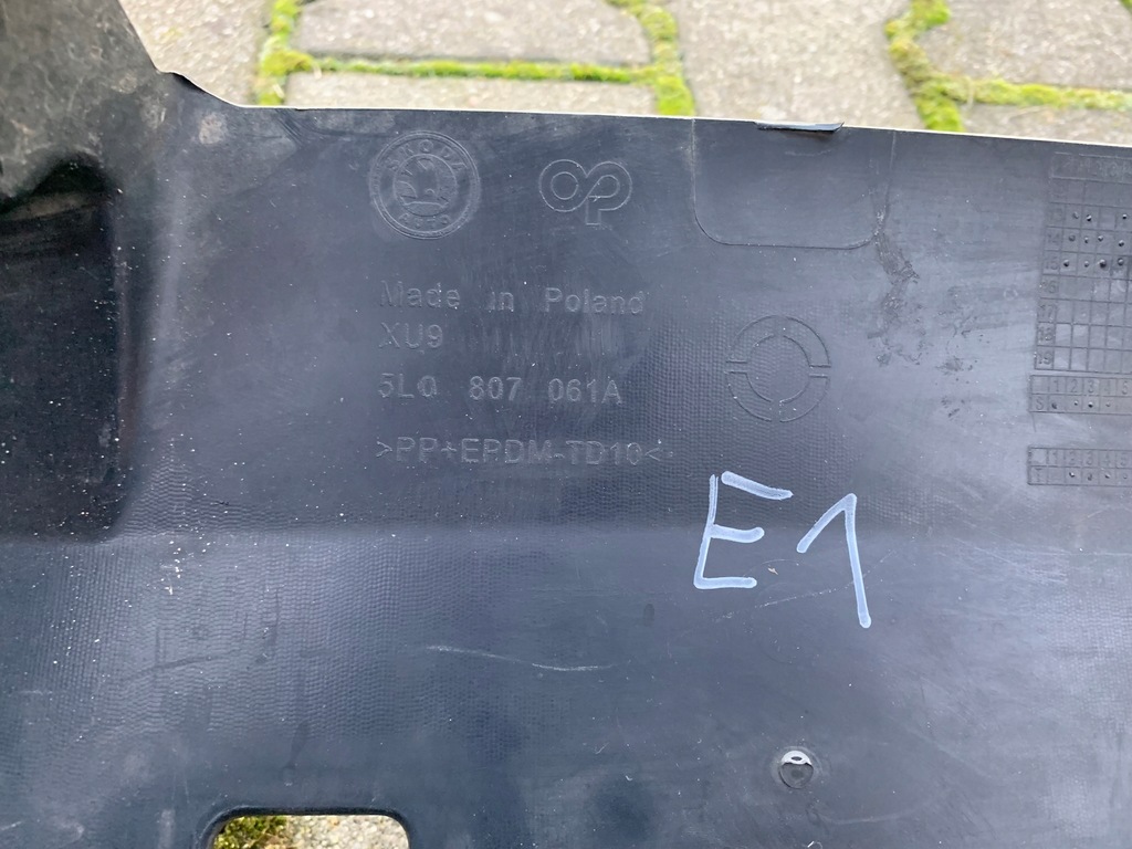 фото №10, Skoda yeti scout lift накладка бампера спойлер перед 5l0807061a