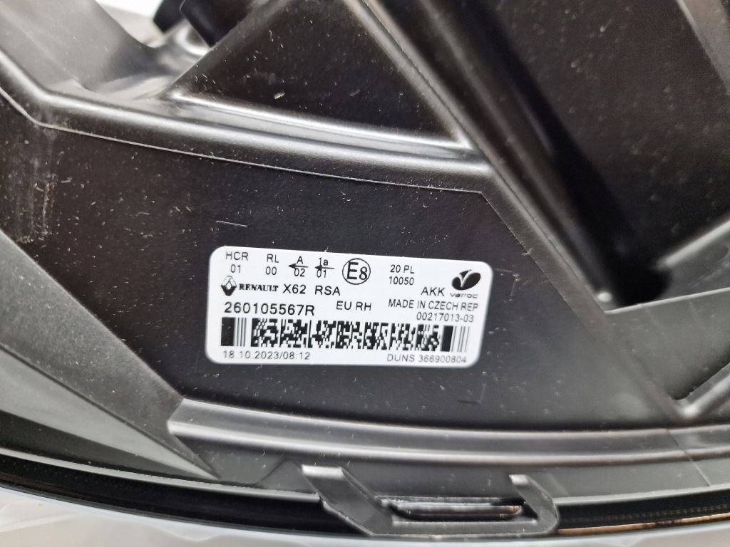 фото №5, Лампа правая фара правый renault master iii lift iv 2019- nowa org