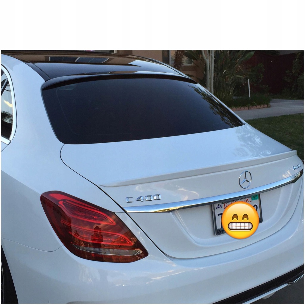 фото №10, Mercedes w205 спойлер amg спойлер na крышка