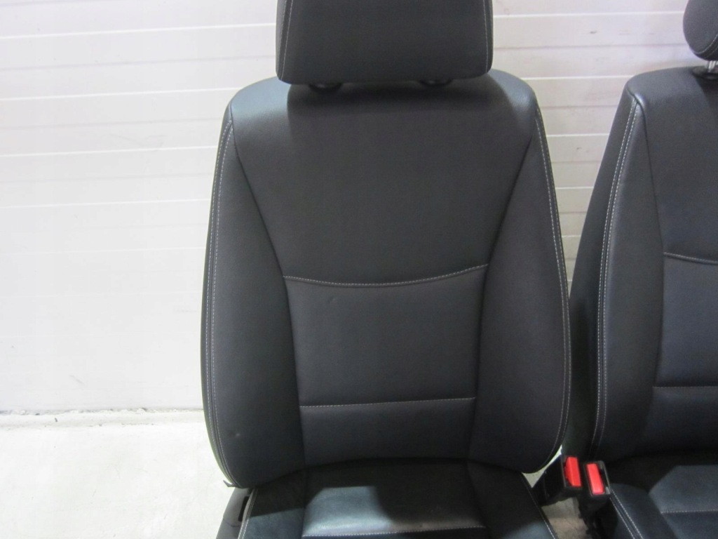 Bmw x3 f25 сидіння заднє сидіння обшивки чорні шкіра електрика europa 52109108575 Доставка