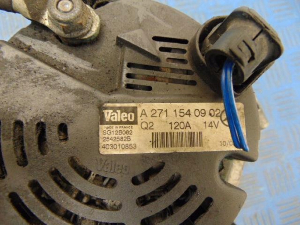 фото №9, Mercedes c klasa w203 lift генератор a2711540902