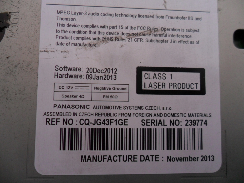 Opel-części | zafira c astra j радіо cd 400 plus 22976602 Київ