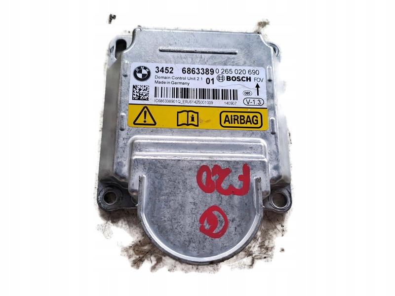Купить Bmw 1 f21 f20 14r модуль датчик подушка безопасности 6863389