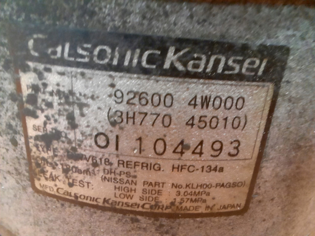 фото №6, Nissan pathfinder ii r50 99-04 компресор кондиціонера 926004w000 vq35de