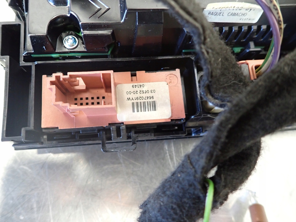 фото №10, Панель управление обдув кондиционера citroen c5 i lift 1.7