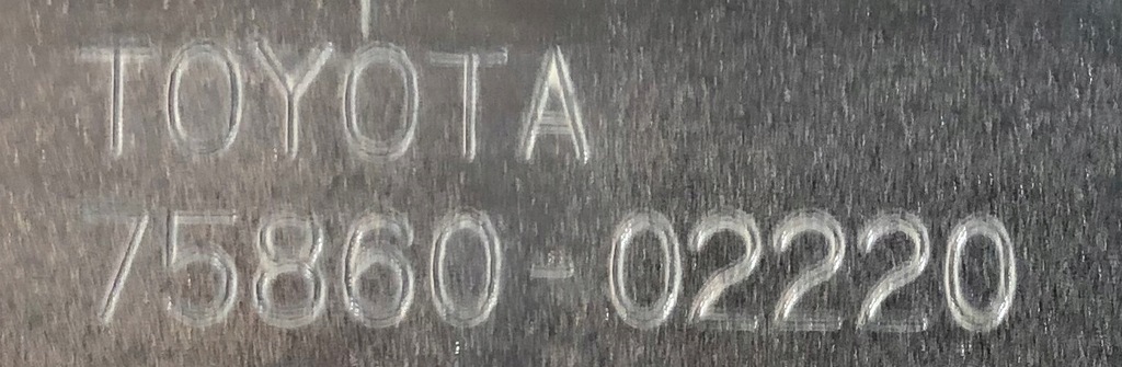 фото №10, Toyota corolla e21 ix 9 18- молдинг порог левая накладка порог 75860-02220