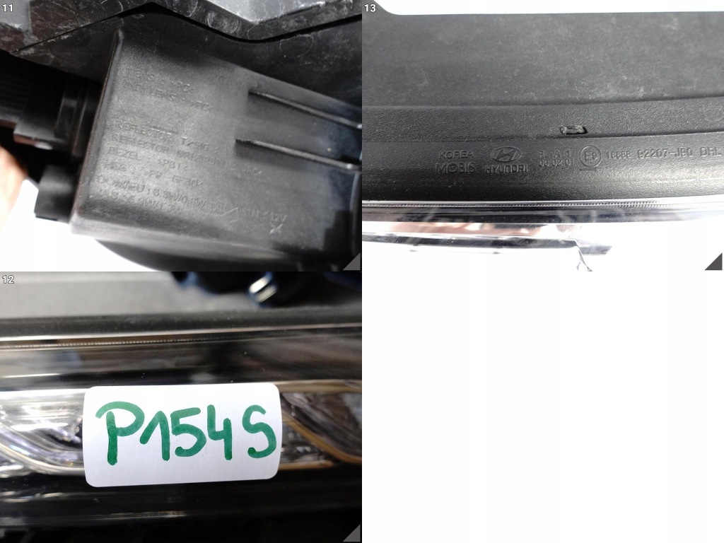 фото №12, Hyundai kona 17-20 лампа drl led ліва eu перед