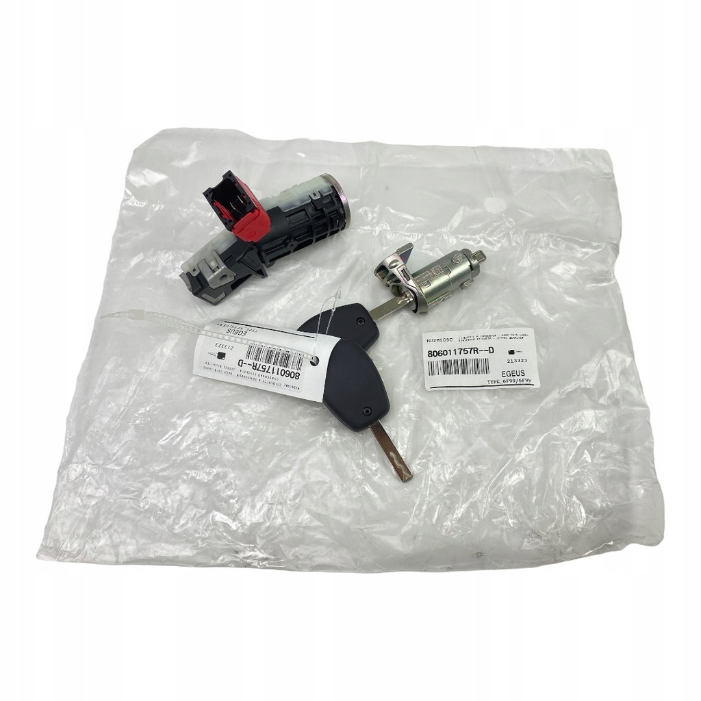 фото №12, Nowa оригінальний номер замок запалювання ключі trafic iii master iii kangoo ii clio iii modus