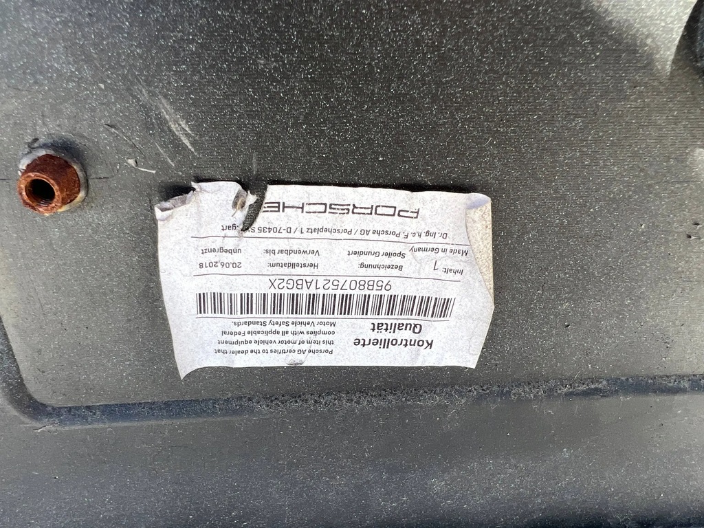 фото №16, Бампер porsche macan 95b задня задній