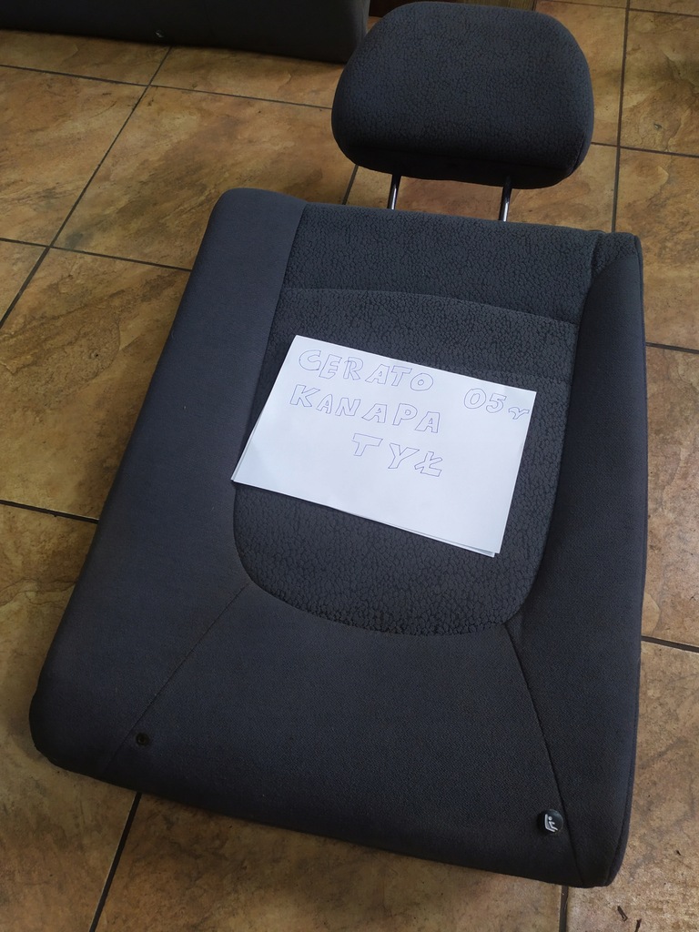 фото №6, Заднее сиденье задняя kia cerato 1.5crdi 05