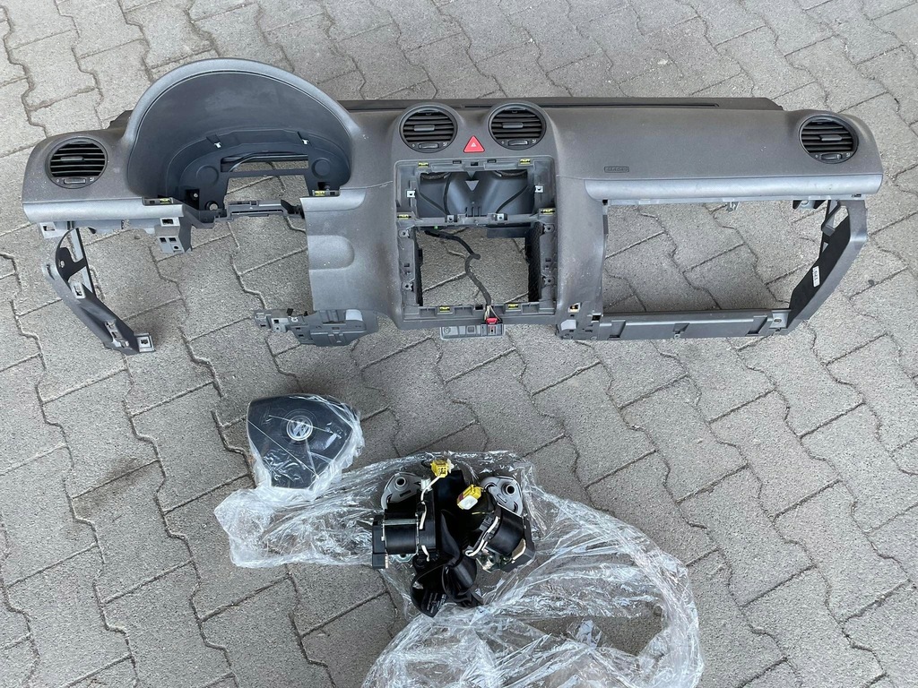 фото №7, Vw caddy 2k1 консоль подушки безопасности ремни nieregenerowane