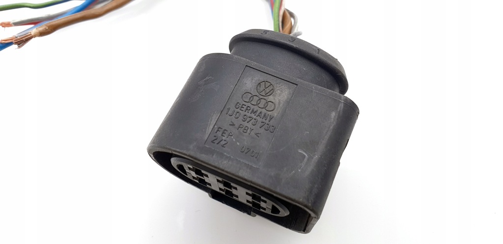 фото №8, Штекер audi/ seat/ skoda/ vw 6-pinów vag 1j0973733