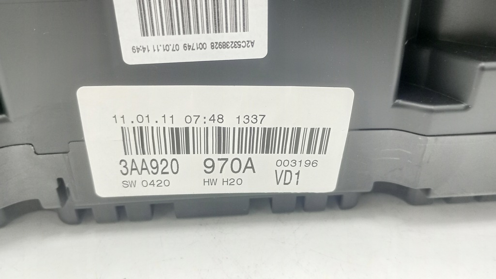 фото №11, Счетчик приборы vw passat b7 3aa920970a